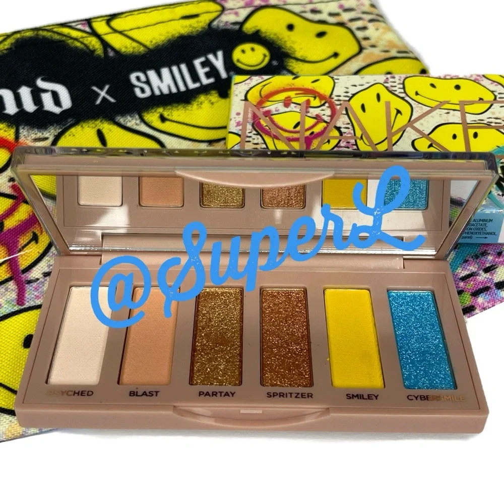 2/$25 NEW Urban Decay x Smiley Naked Eyeshadow Palette Mucho Happy Eye Shadow
